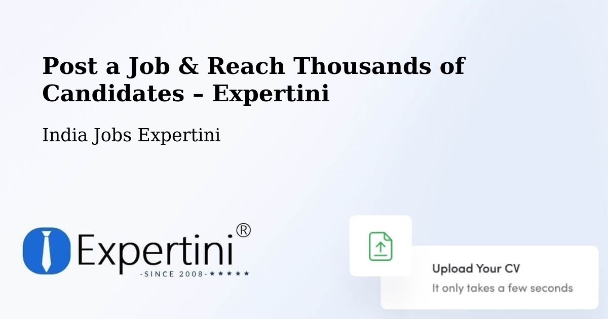 Post a Job in Jamnagar – Hire the Right Talent - Jamnagar, India Jobs Expertini