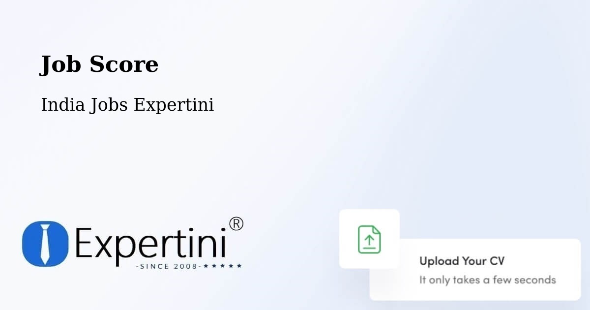 Job Score & Job Description Score Tool – Jamnagar - India Jobs Expertini